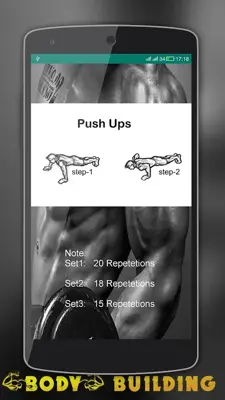 Body Building Trainer android App screenshot 0