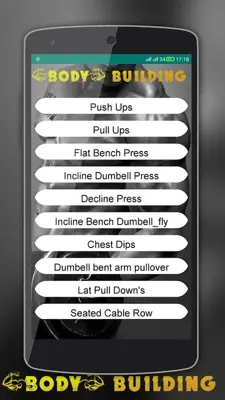 Body Building Trainer android App screenshot 2