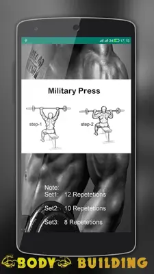 Body Building Trainer android App screenshot 3