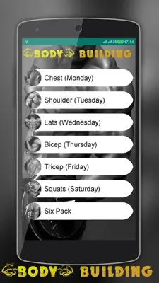 Body Building Trainer android App screenshot 4